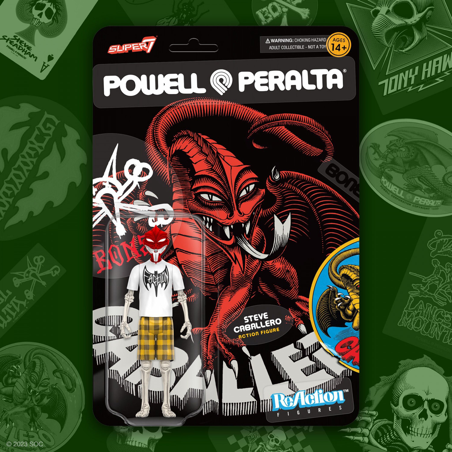 Powell Peralta Super Collabo Action Figure Steve Caballero Wave