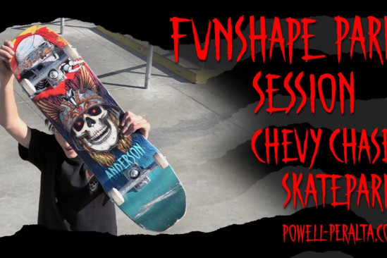 'Funshape Park Session' Anderson 8.45" - Chevy Chase Skatepark