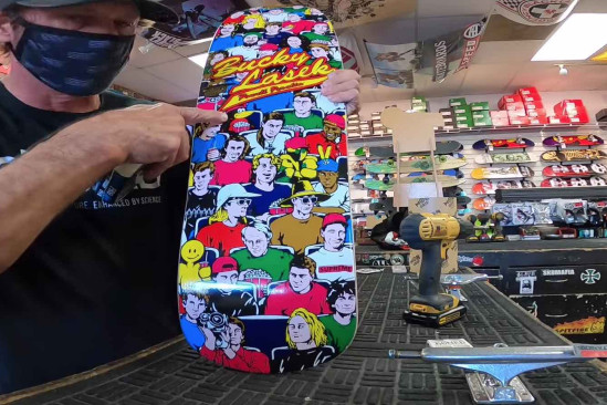 Bucky Lasek - Skating his 'Stadium' Reissue