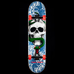 Powell Peralta Skull and Snake One Off Complete Skateboard Blue - 7.625 x 31.625
