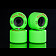 Powell Peralta G-Slides Skateboard Wheels 59mm 85a 4pk Green
