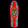 Powell Peralta Guerrero Mask Skateboard Deck Red - 10 x 31.75