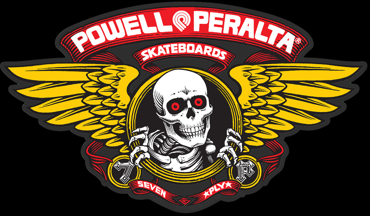 Powell Peralta Winged Ripper 5 inch Die-Cut Sticker 20pk - RED