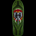 Powell Peralta Vallely Elephant Skateboard Deck GREEN - 10 x 30.25