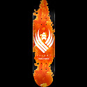 Powell Peralta Color Burst Orange FLIGHT® Skateboard Deck - Shape 246 K21 9 x 32.95