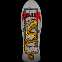 Powell Peralta Caballero Chinese Dragon Skateboard Deck Silver - 10 x 30
