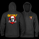 Powell Peralta Ripper Hooded Sweatshirt mid Weight Charcoal Heather