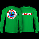 Powell Peralta Supreme L/S T-shirt - Kelly Green
