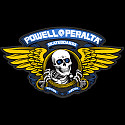 Powell Peralta Winged Ripper 12" Die-Cut Ramp Sticker - BLUE