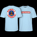 Powell Peralta Supreme T-shirt - Powder Blue