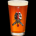 Powell Peralta Skull and Sword Pint Glass