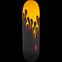 Powell Peralta Hot Rod Flames Skateboard Deck Yellow - 9.375 x 33.875