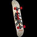 Powell Peralta Skull and Sword One Off Complete Skateboard Natural - 7.5 x 31