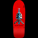 Powell Peralta OG Rodriguez Skull and Sword Skateboard Deck Red - 10 x 30