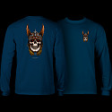 Powell Peralta Andy Anderson Skull L/S Shirt - Navy