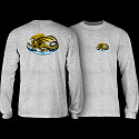 Powell Peralta Oval Dragon YOUTH L/S - Athletic Heather