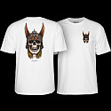 Powell Peralta Andy Anderson Skull T-shirt - White