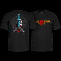 Powell Peralta Triple P Skull and Sword T-shirt Black