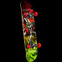 Powell Peralta Cab Dragon Storm Complete Skateboard Red/Lime - 7.75 x 31.75