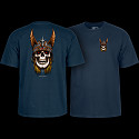 Powell Peralta Andy Anderson Skull T-Shirt - Navy