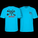 Powell Peralta Rat Bones YOUTH T-shirt - Turquoise