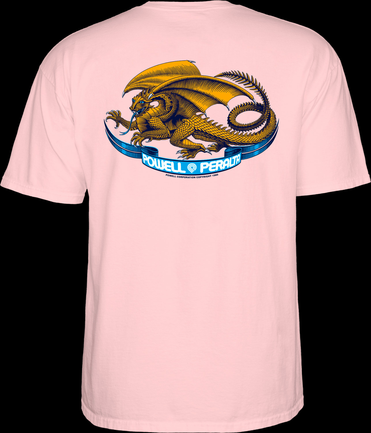 Powell Peralta Oval Dragon Youth T-Shirt Light Pink Photo #1 - Photo ...