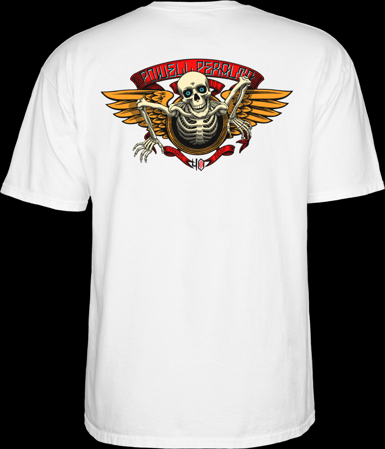 Powell Peralta 40th Anniversary Winged Ripper T-shirt White Photo #3 ...