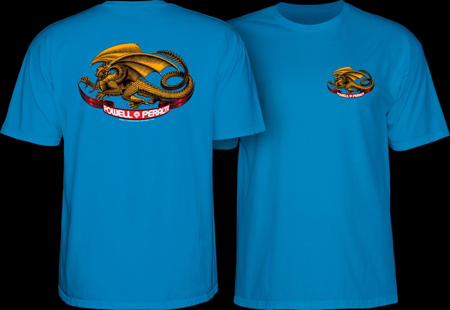 Powell Peralta Oval Dragon Youth T-Shirt Sapphire Blue Photo #1 - Photo ...