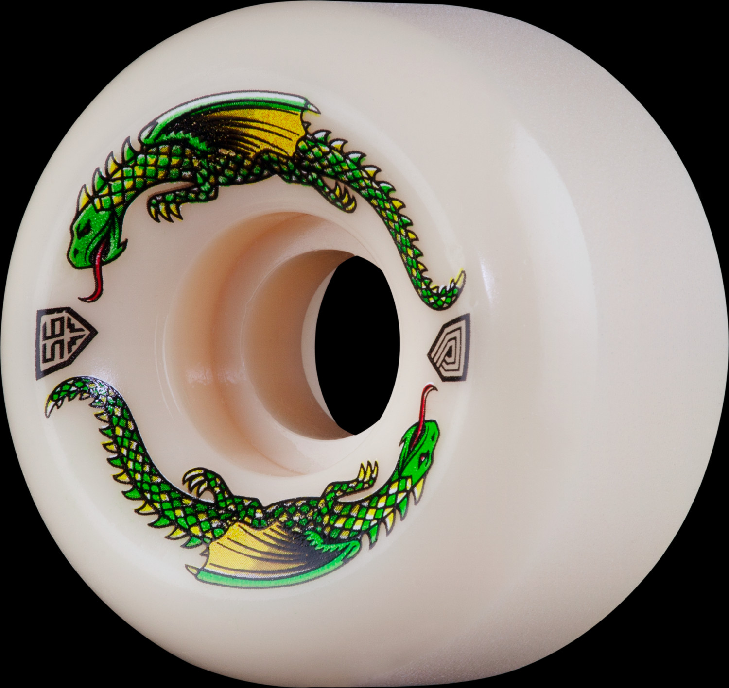 Powell Peralta Dragon Formula Green Dragon Skateboard Wheels 56mm x ...