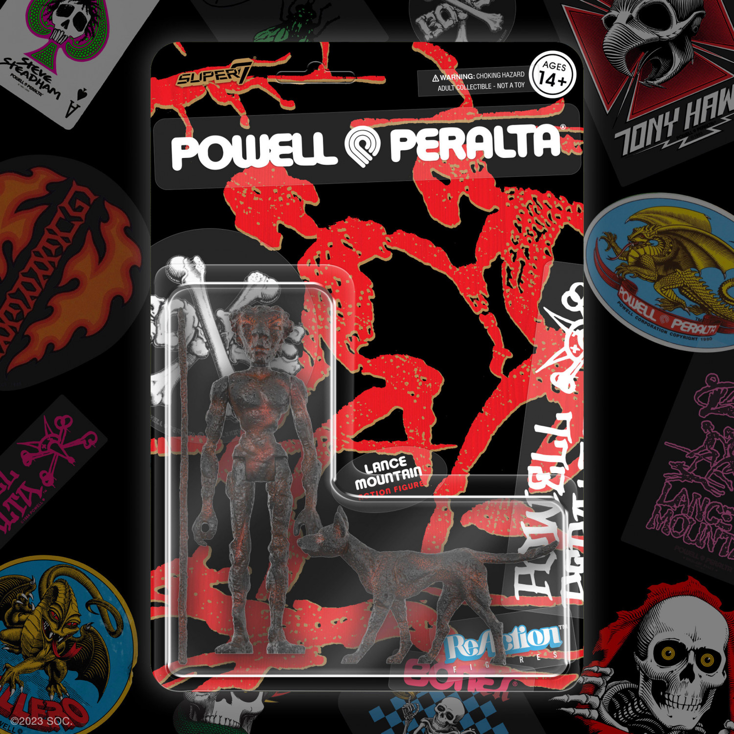 Powell Peralta Super Collabo Action Figure Lance Mountain Wave Photo Photo Gallery