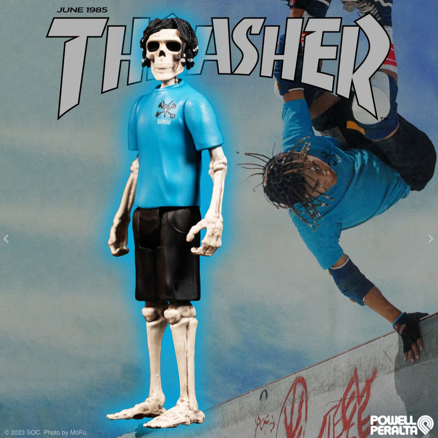 Powell Peralta Super Collabo Action Figure Steve Caballero Thrasher