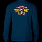 Powell Peralta Winged Ripper L/S Shirt Navy
