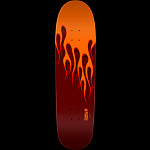 Powell Peralta NITRO Hot Rod Flames Skateboard Deck Orange/Red - 9.375 X 33.875