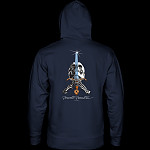 Powell Peralta Skull & Sword Hooded Sweatshirt Navy