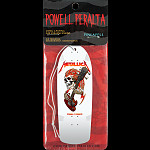 Powell Peralta Metallica Collab Air Freshener White