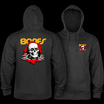 Powell Peralta Ripper Hooded Sweatshirt mid Weight Charcoal Heather