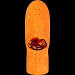 Powell Peralta Steadham Skull & Spade Reissue Skateboard Deck Orange Stain - 10.00 X 30.125