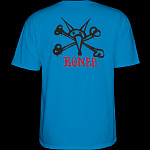 Powell Peralta Rat Bones Youth T-Shirt Sapphire Blue