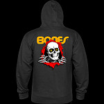 Powell Peralta Ripper Hooded Sweatshirt mid Weight Charcoal Heather