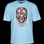 Powell Peralta Chin Mask T-Shirt Powder Blue
