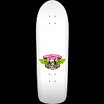 Powell Peralta Old School Ripper Skateboard Deck White/Pink - 9.89 x 31.32