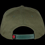 Powell Peralta Winged Ripper Patch Snapback Cap Military Green