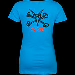 Powell Peralta Woman's T-Shirt Vato Rat Turquoise