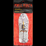 Powell Peralta Skull & Sword Air Freshener White - Pineapple Scent