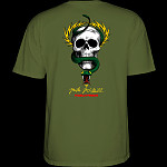 Powell Peralta Mike McGill Skull & Snake T-Shirt Military Green