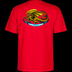 Powell Peralta Oval Dragon Youth T-shirt Red