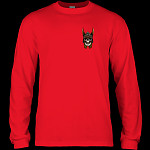 Powell Peralta Andy Anderson Skull L/S Shirt - Red