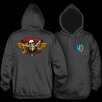 Powell Peralta 40th Anniversary Winged Ripper Hooded Sweatshirt Charcoal