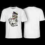 Powell Peralta Curb Skelly T-shirt White