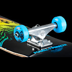 Powell Peralta Skull and Sword Complete Skateboard Blue - 7.88 x 31.67